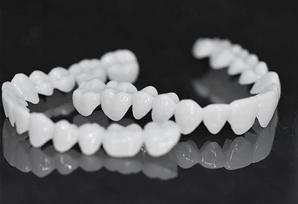 1 Pair of The White Bright's Snap on Veneers instant smile